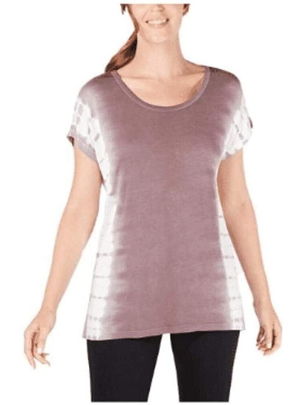 Ideology Womens Wavy Tie Dyed T-Shirt Size XS